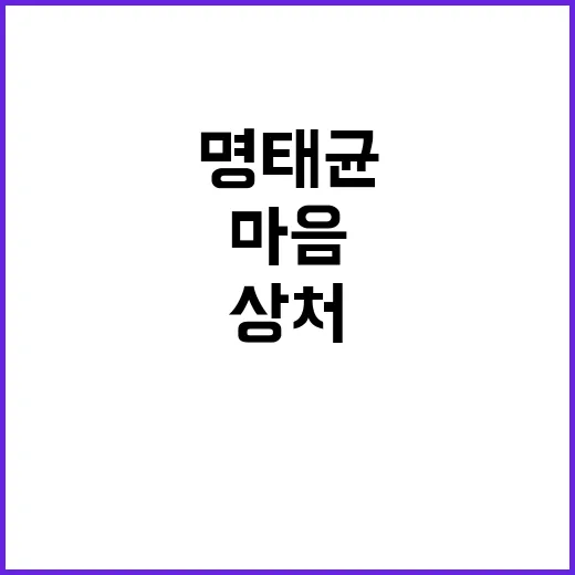 명태균 사죄의 말과 마음의 상처 전했다.