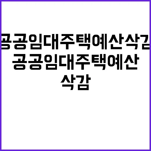 공공임대주택 예산 …