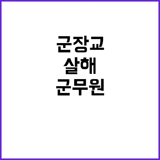 군무원 살해 사건 …