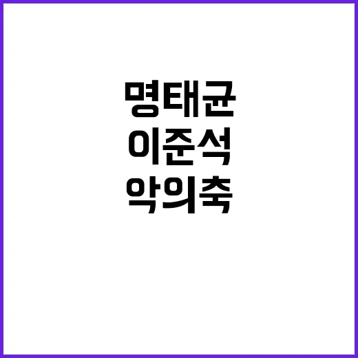 명태균측 이준석 악…