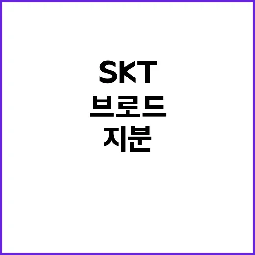 SKT 브로드밴드 …