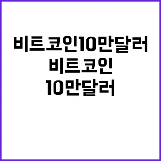 비트코인 10만 달…