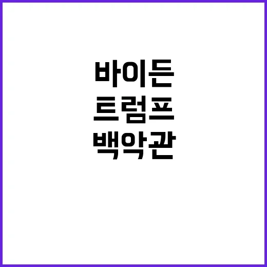 바이든·트럼프 백악…