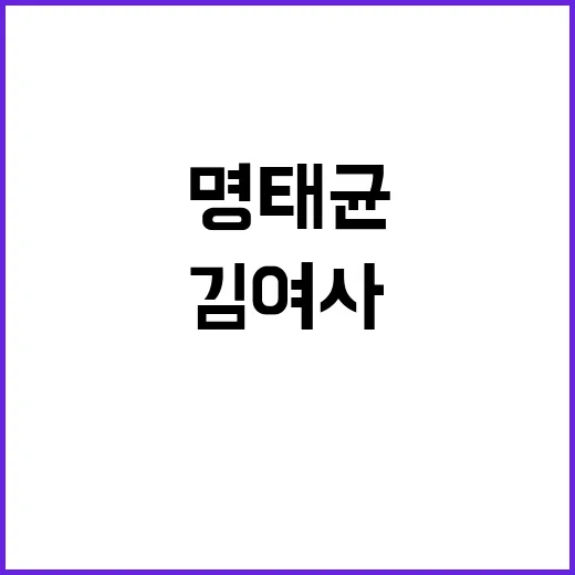 명태균 김 여사에게…