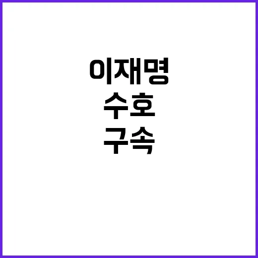 이재명 수호 구속 여론 갈림길의 서초동