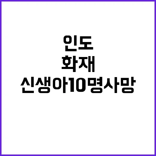 화재 대참사 인도 …