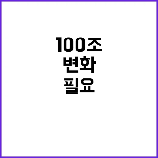 호봉제 사회적 비용 100조 변화 필요!