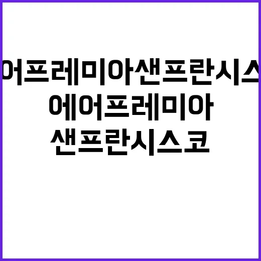 에어프레미아 샌프란…