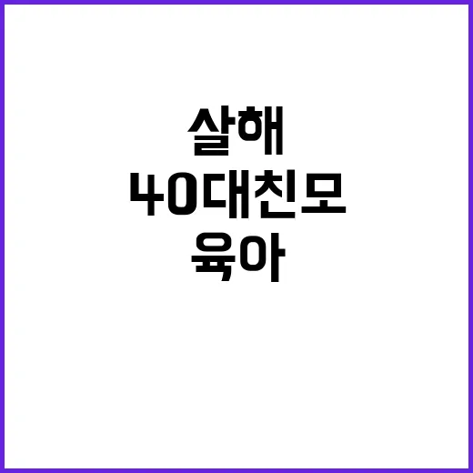 살해 사건 40대 …