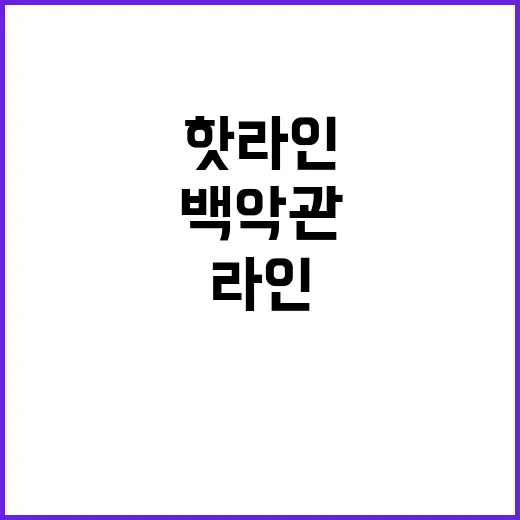 크렘린궁 백악관 핫…