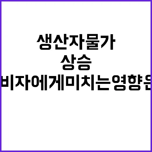 생산자물가 상승 소…