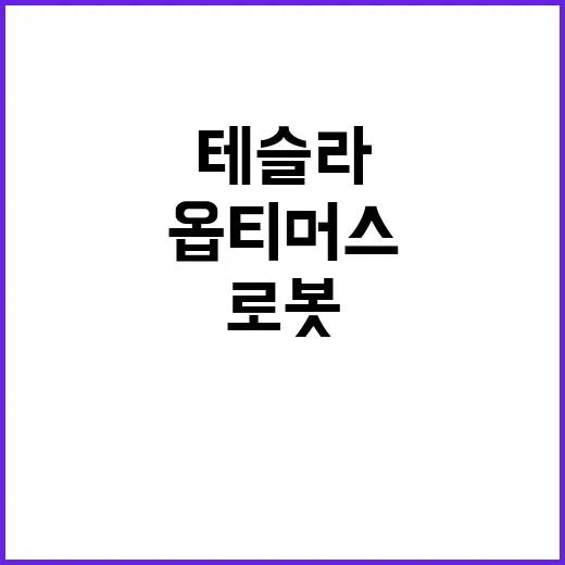 테슬라 로봇 옵티머…