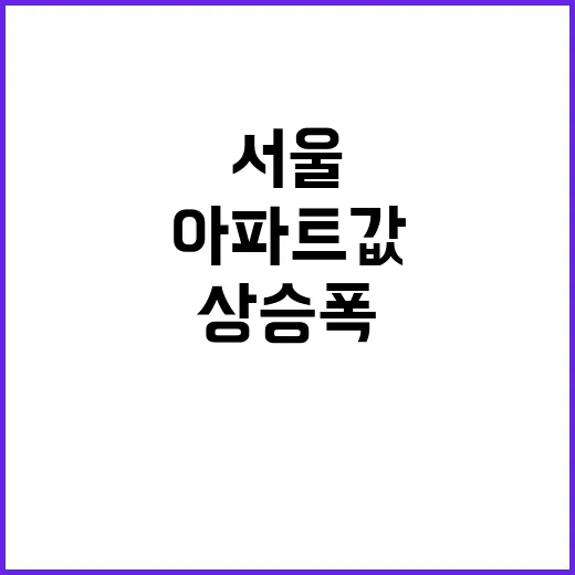 아파트값 하락 서울…