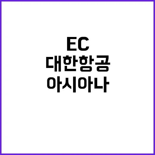 합병 EC 대한항공·아시아나 최종 승인 소식!