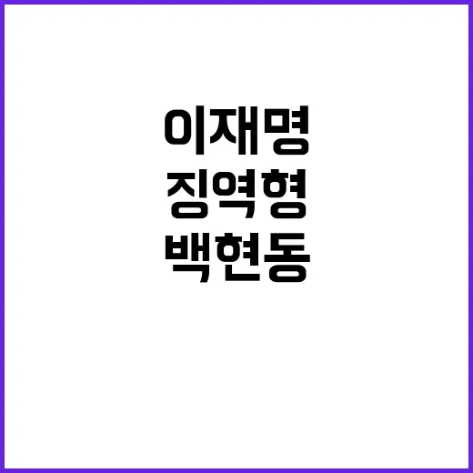 ‘김인섭 징역형’ 백현동 의혹 이재명 협력자의 운명