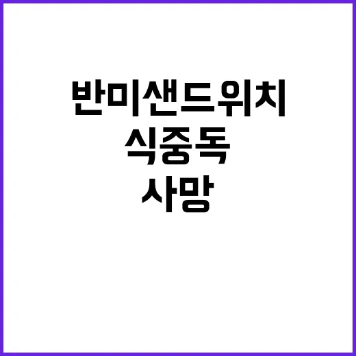 반미 샌드위치 70…