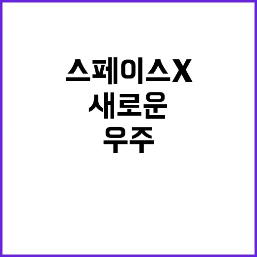 스페이스X 시대 인류 우주 여행의 새로운 시작!