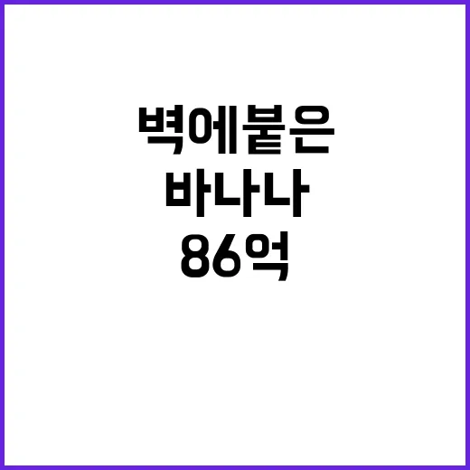 벽에 붙은 바나나 86억에 팔린 비밀은?