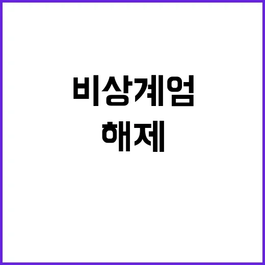 비상계엄 해제 美정부의 환영과 안도 반응!