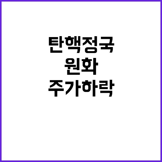 탄핵 정국 주가 하…