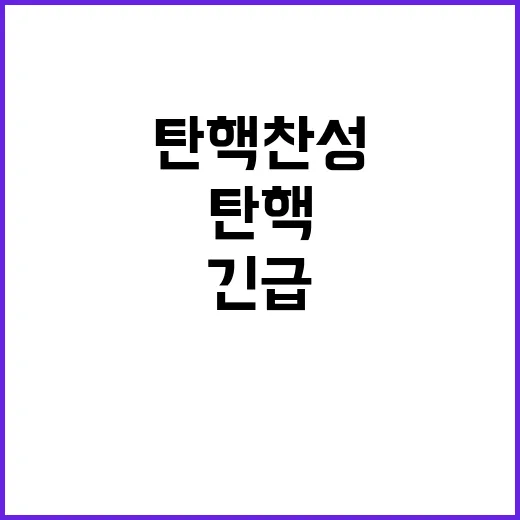 안철수 울며 겨자먹기 탄핵 찬성 긴급 발표!