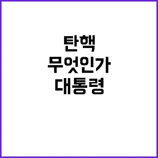 탄핵 칼날 대통령의 현실인식 문제란 무엇인가?