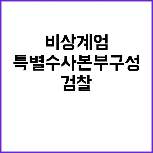 비상계엄 검찰 특별…