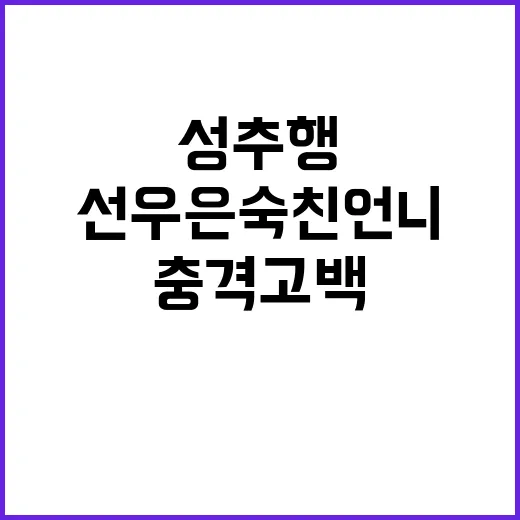 “성추행 사건 선우…