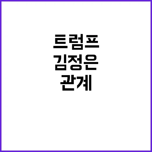 트럼프 북한 개입 …