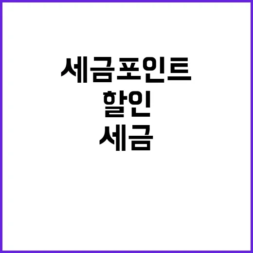 세금포인트 캠핑장 이용료 할인 가능성 공개!