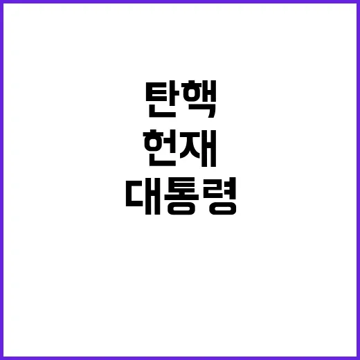 헌재 윤석열 대통령…