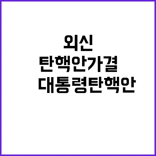 尹 대통령 탄핵안 가결 외신의 충격적인 분석!