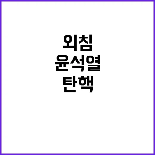 윤석열 탄핵 시민들의 외침이 시작됐다!