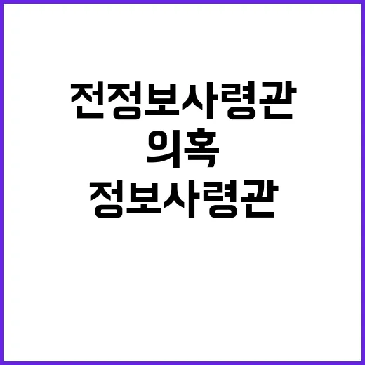 용현파 가담 의혹 전 정보사령관의 충격적 사실!