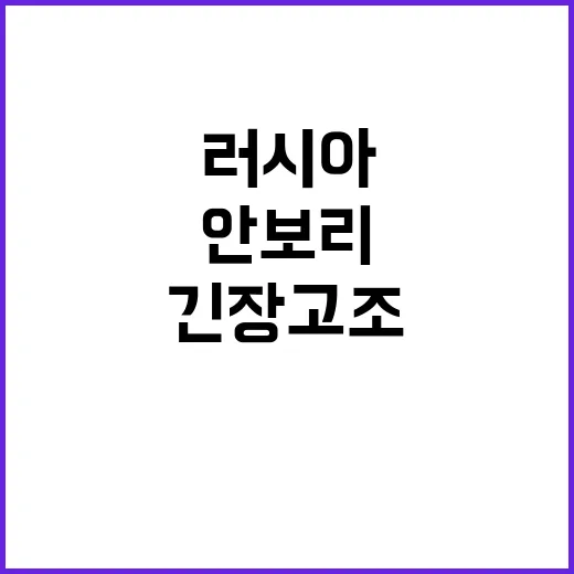 러시아 안보리 화생방전 암살 문제로 긴장 고조