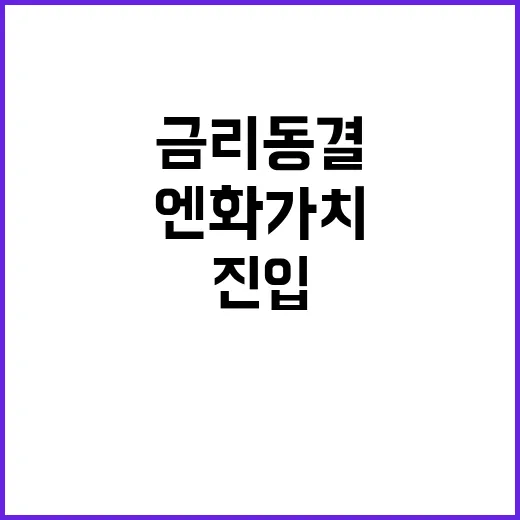 금리동결 엔화 가치…