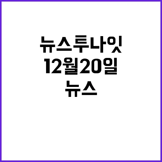 뉴스투나잇 12월 …