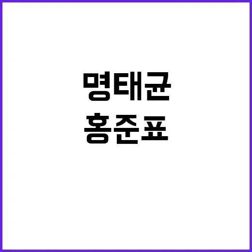 홍준표 명태균 조작…