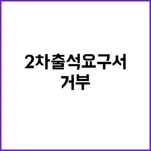 조사 불발 尹의 2…