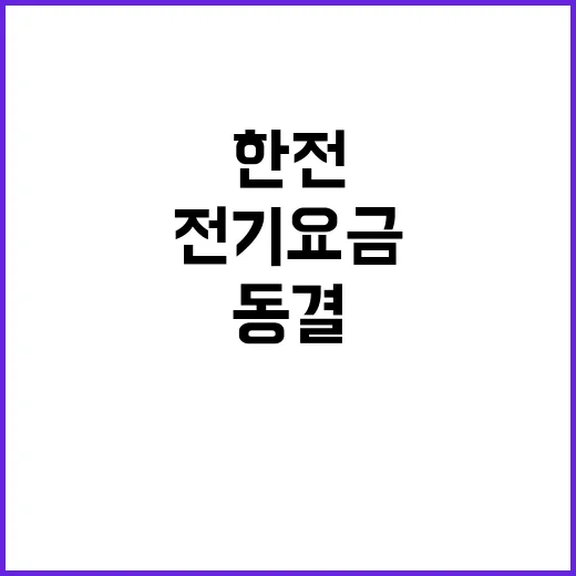 전기요금 한전 동결 소식에 재정난 우려↑