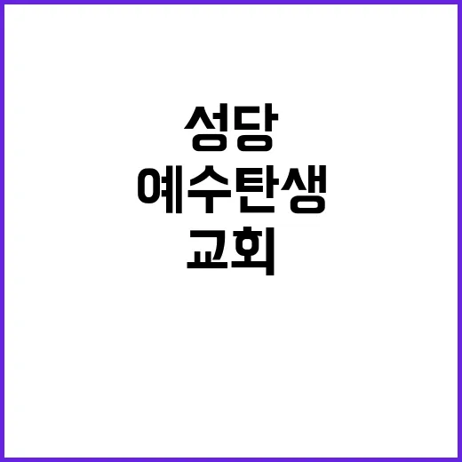 예수 탄생 성당 교회서 민주주의 메시지 공개!