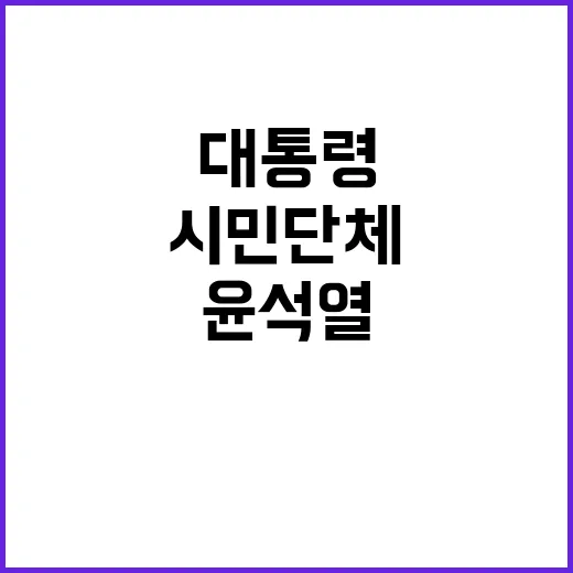 구속 수사 시민단체 기자회견에서 윤석열 대통령 주장!