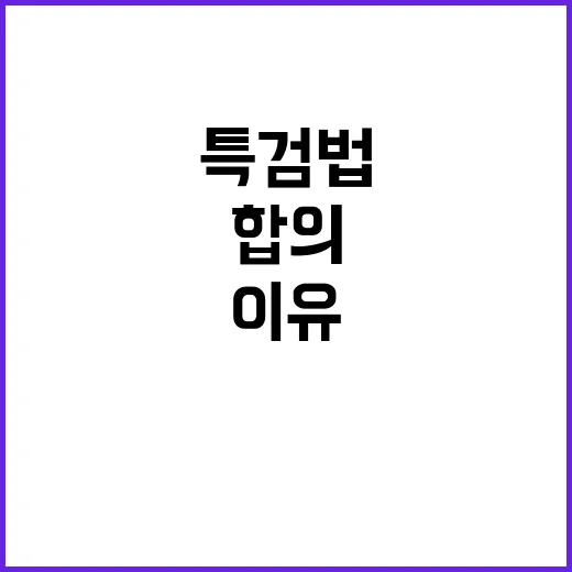 특검법 여야 합의로…