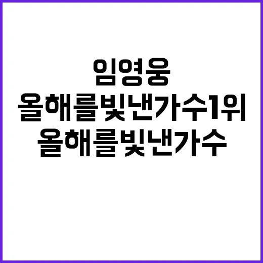 임영웅 올해를 빛낸…