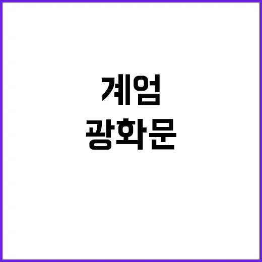 계엄 광화문 완전히…