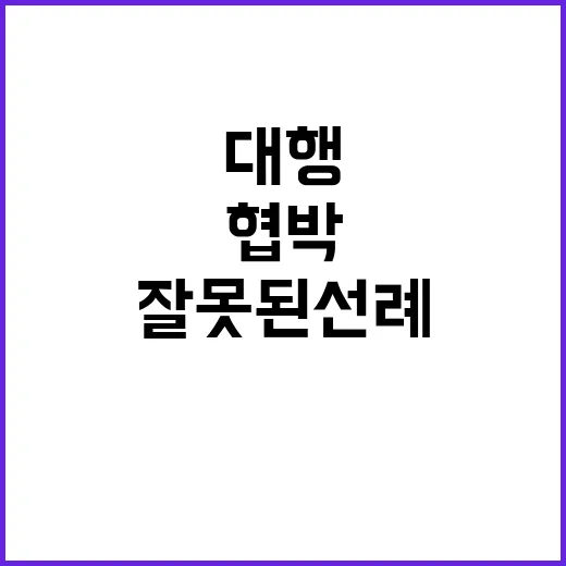 국힘 최 대행 탄핵…