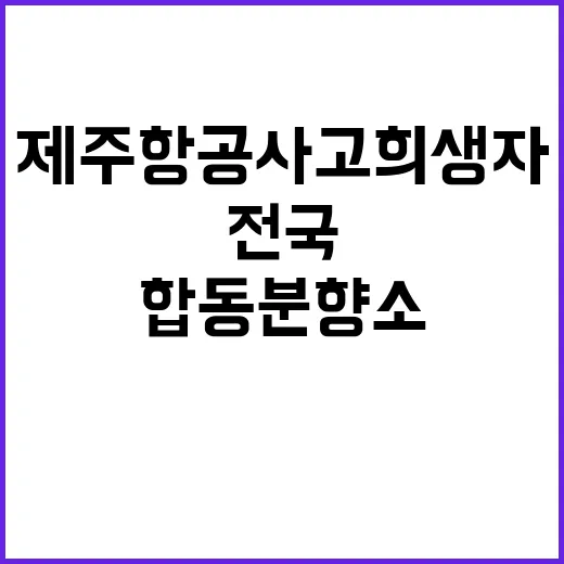 제주항공 사고 희생…