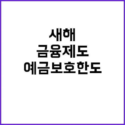 예금보호 한도 상향…