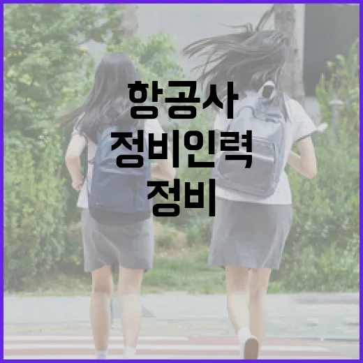 항공사 정비 인력 …