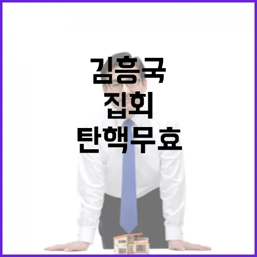 김흥국 탄핵무효 집…